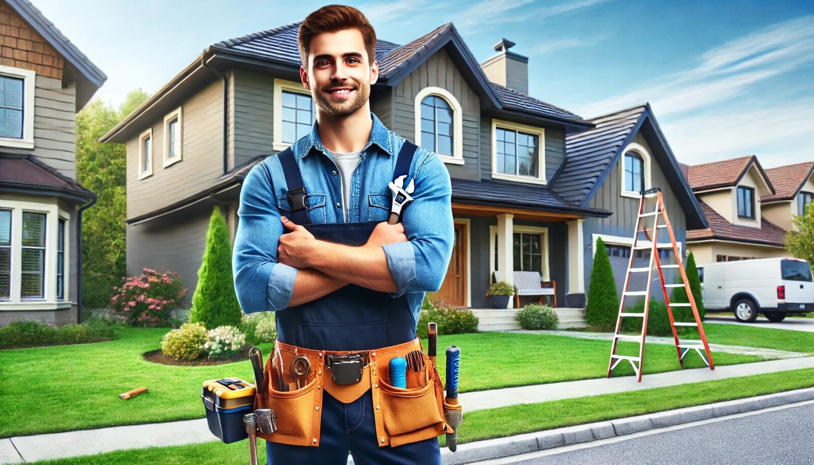 DJ Home Services technician ready for an appliance install