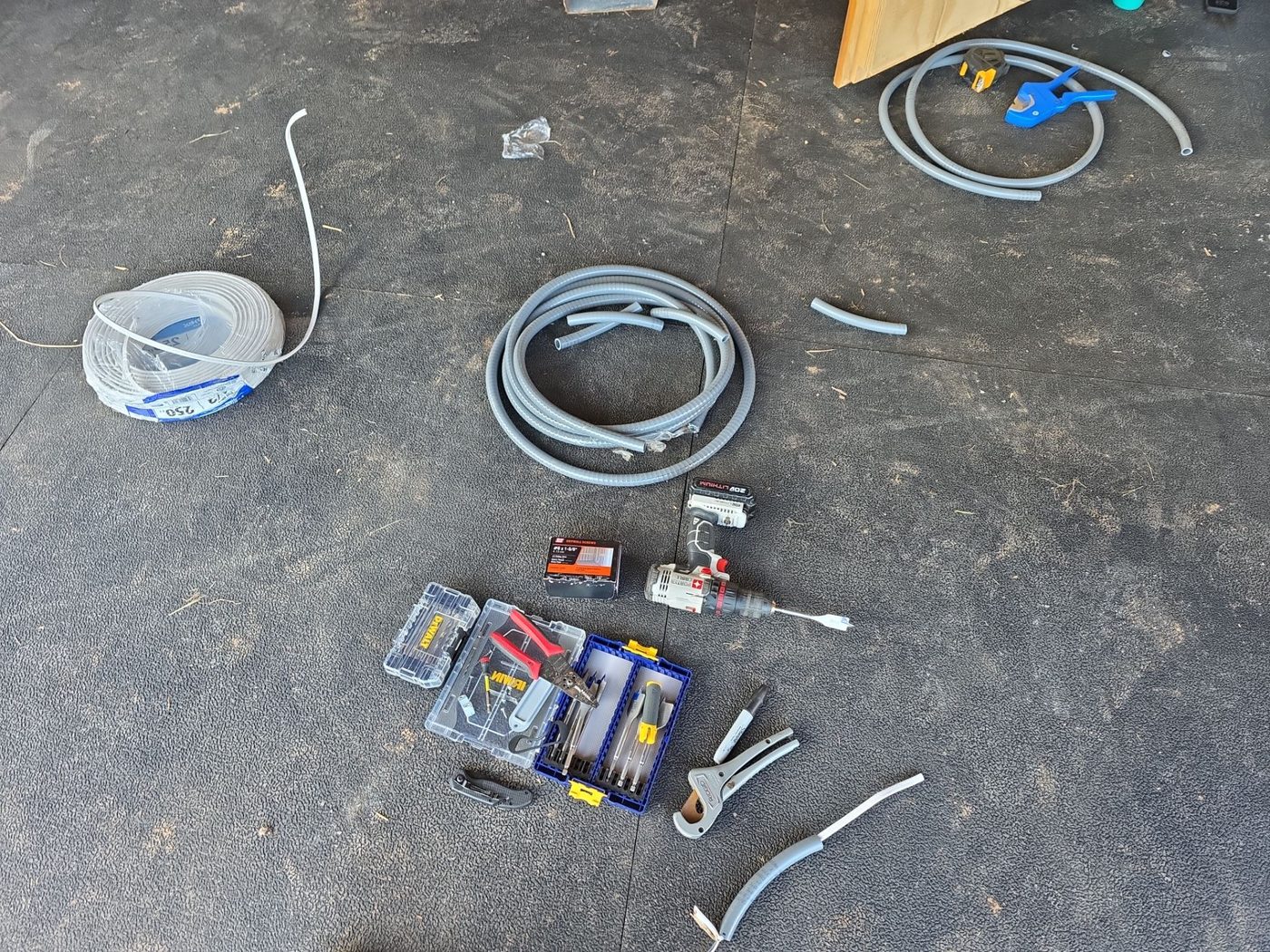 Low-voltage wiring and components for a smart-home install